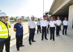 <b>副省長盧東亮調研運城建工機場項目</b>