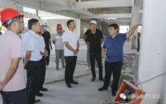 <b>牛正澤董事長深入運城建工在建項目調研指導工作</b>